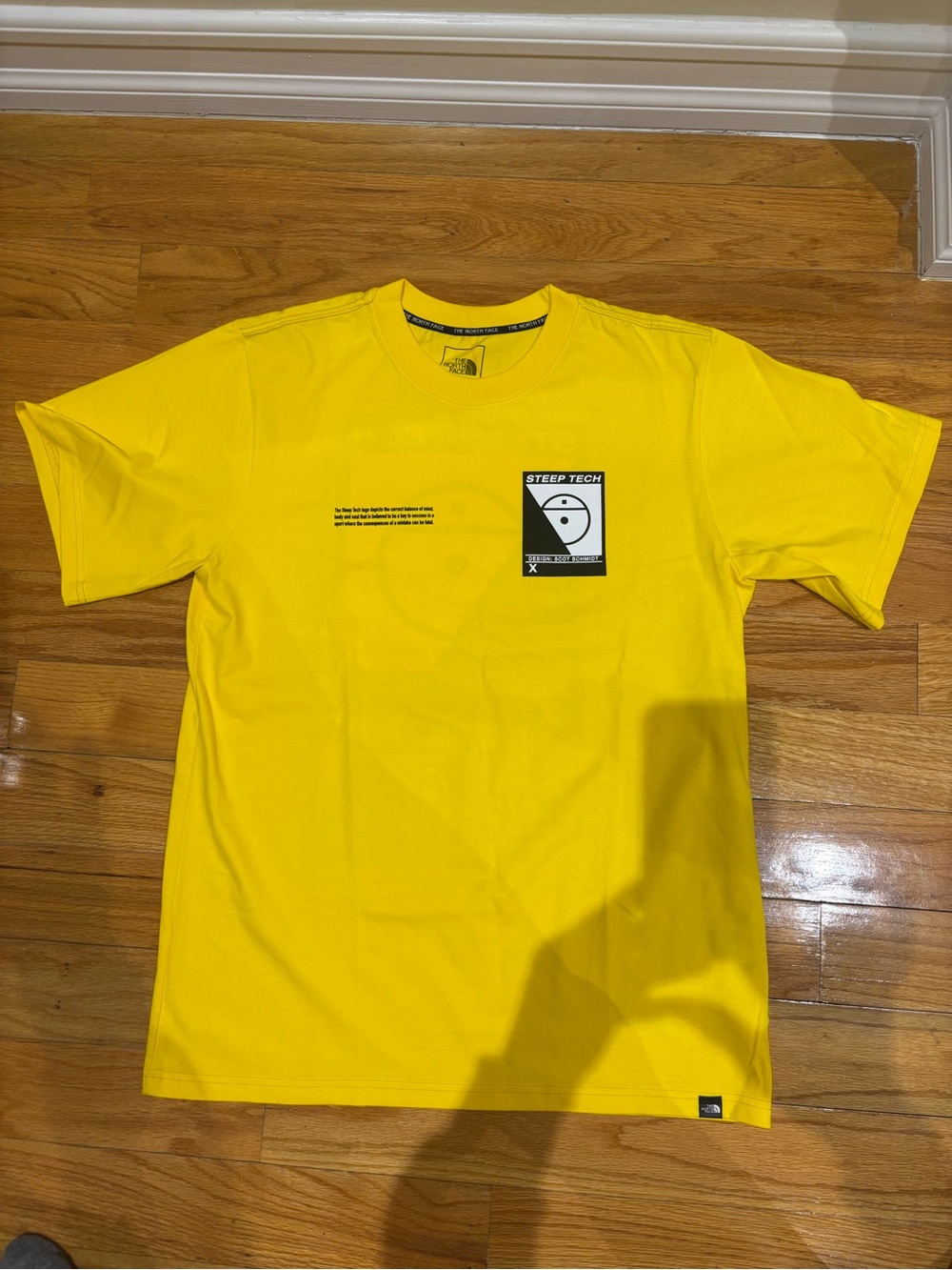 The North Face Yellow Steep Tech Graphic Short Sleeve Tee